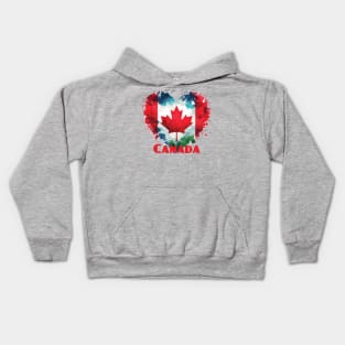 Love Canada Kids Hoodie